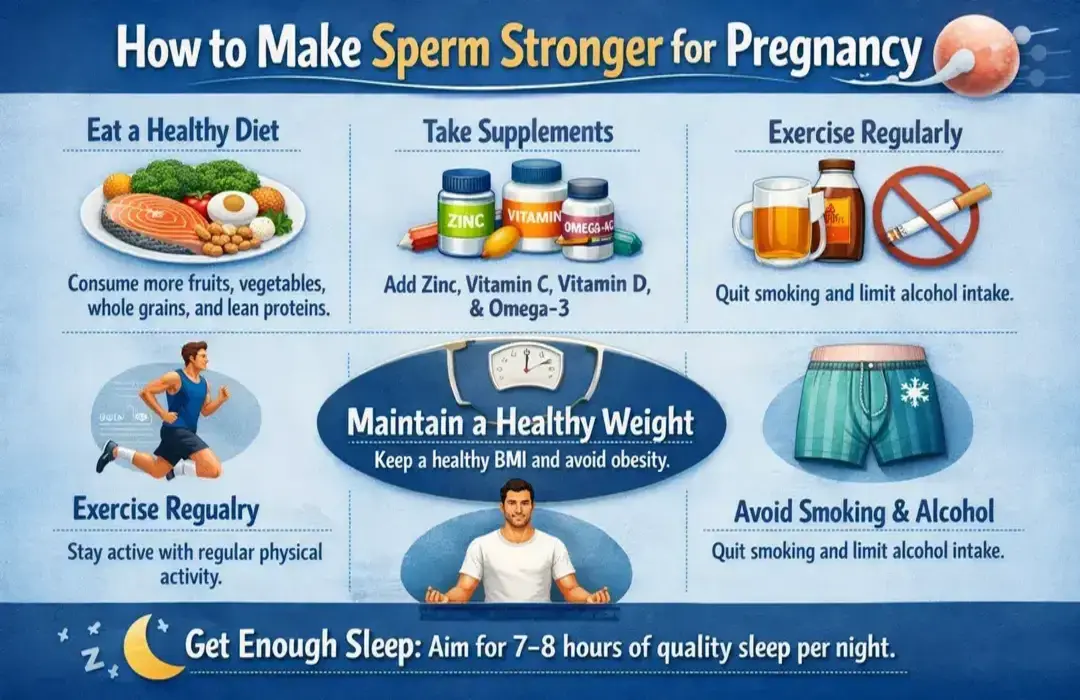 How to Make Sperm Stronger for Pregnancy