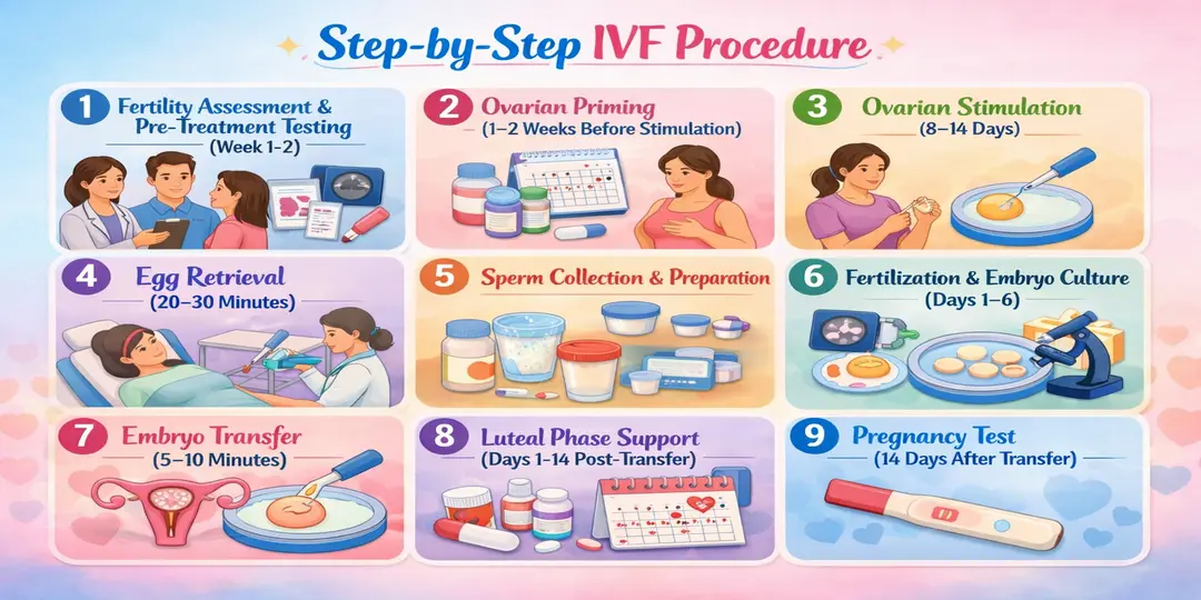 Step by Step IVF Procedure Step by Step IVF Procedure