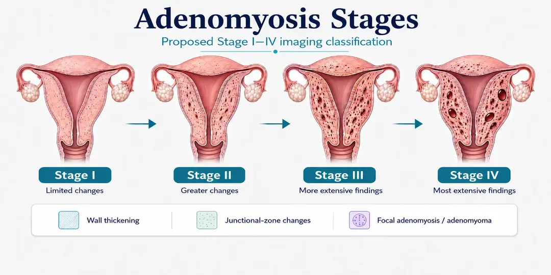 Adenomyosis-Stages and Symptoms